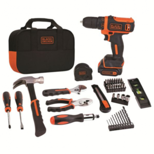 Black & Decker 12V Max Lithium-ion DrillDriver Project Kit