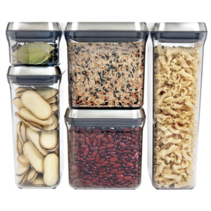 Oxo 5-Piece Steel Pop Container Set