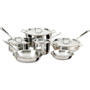 All-Clad Copper Core 10pc Cookware set