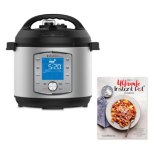 Instant Pot Due Evo 10-in-1 Pressure Cooker + Fresh & Healthy Cookbook
