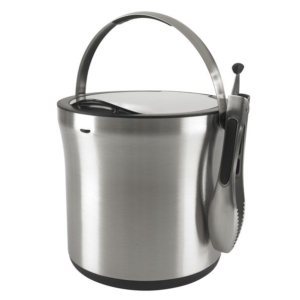 OXO Steel Ice Bucket and Tongs Set