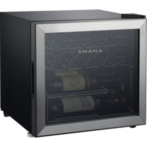 Amana 16-Bottle Single-Zone Wine Cooler with Mechanical Temperature Control
