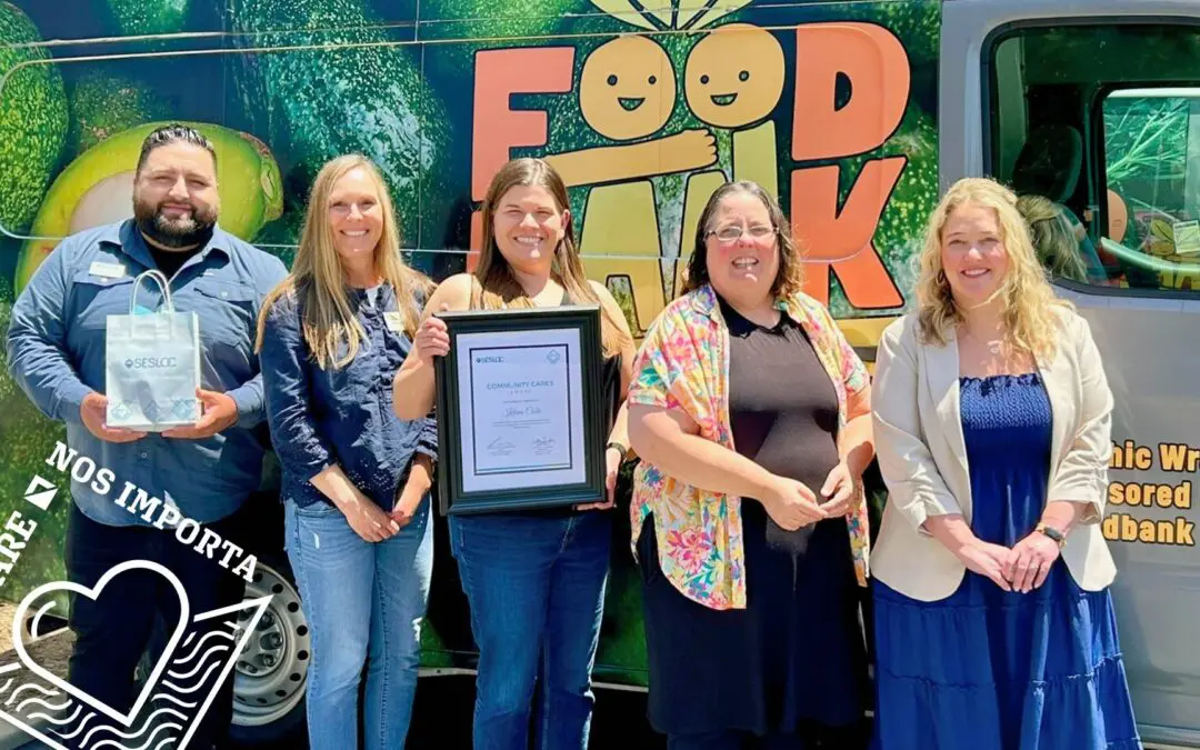 Karen Cobb Earns Cares for Community Award for Food Bank Service