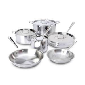 All-Clad Stainless 10-pc Cookware Set