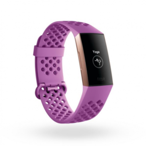 Fitbit Charge 3 NFC Special Edition Fitness Tracker in Rose Gold/Lavender