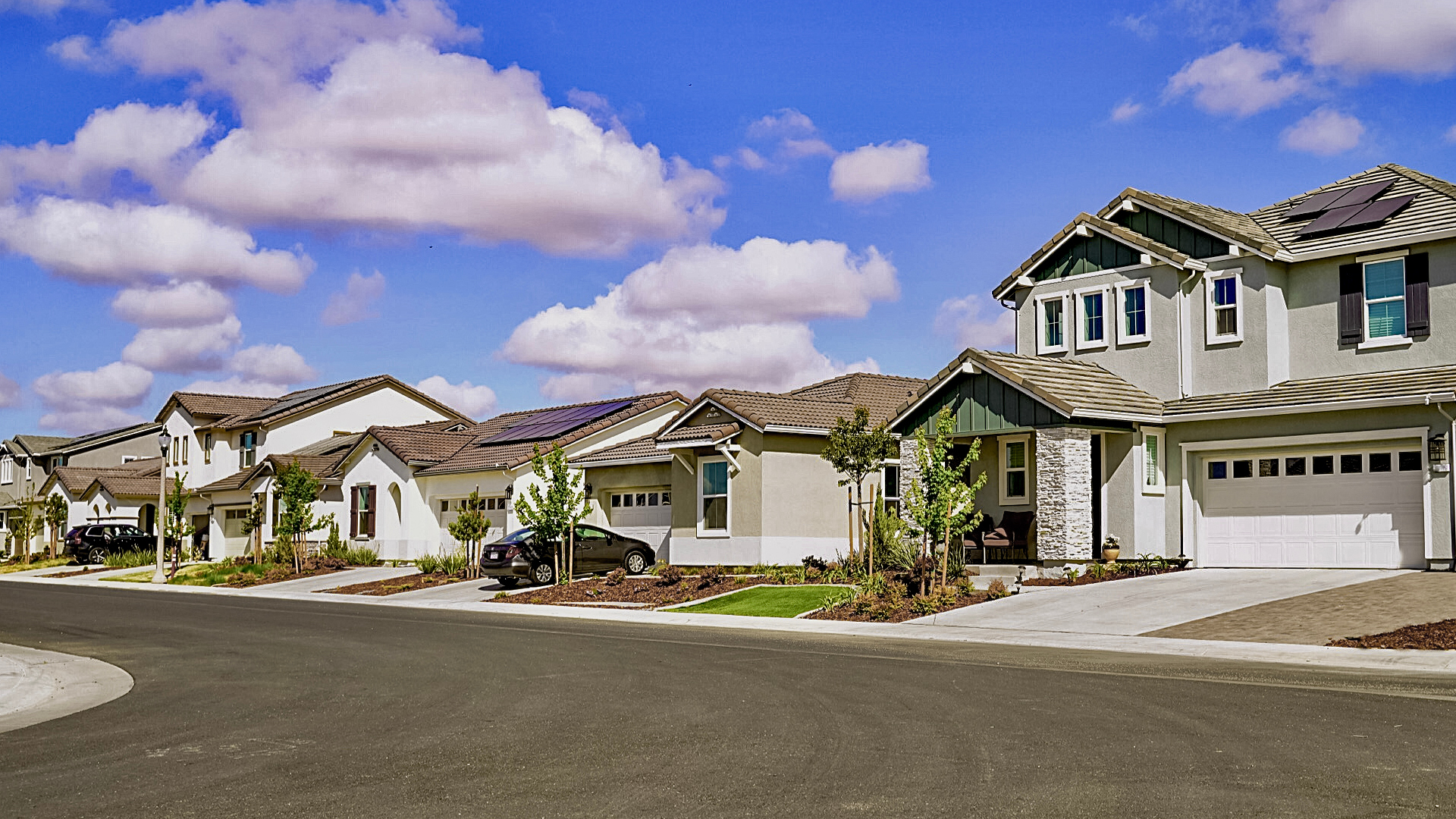 A neighborhood that shows potential houses for an investment property .