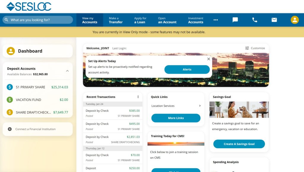 Digital Banking Financial Wellness Tools - SESLOC Credit Union