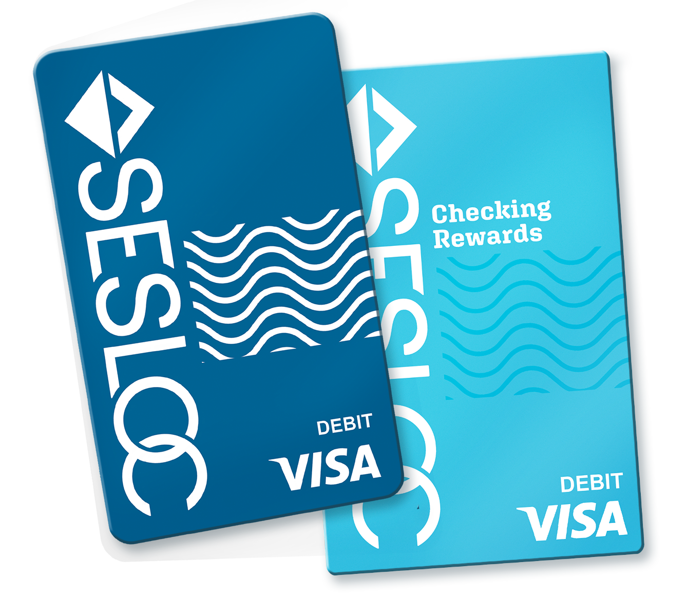 Debit cards for SESLOC Checking accounts.