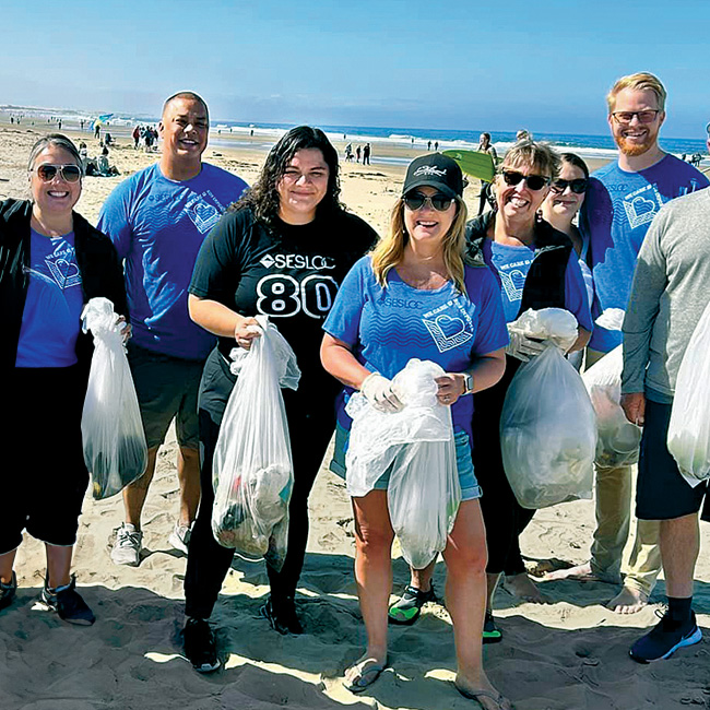 beach clean up