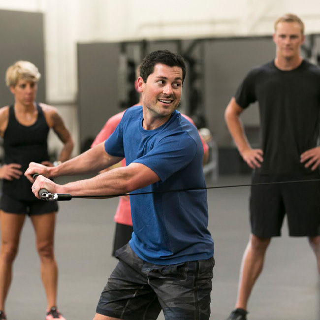 People working out at Gymnazo