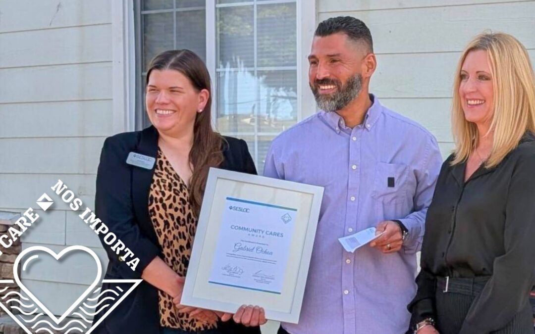Gabriel Ochoa Earns SESLOC Cares for Community Award for Community Re-Entry Programs