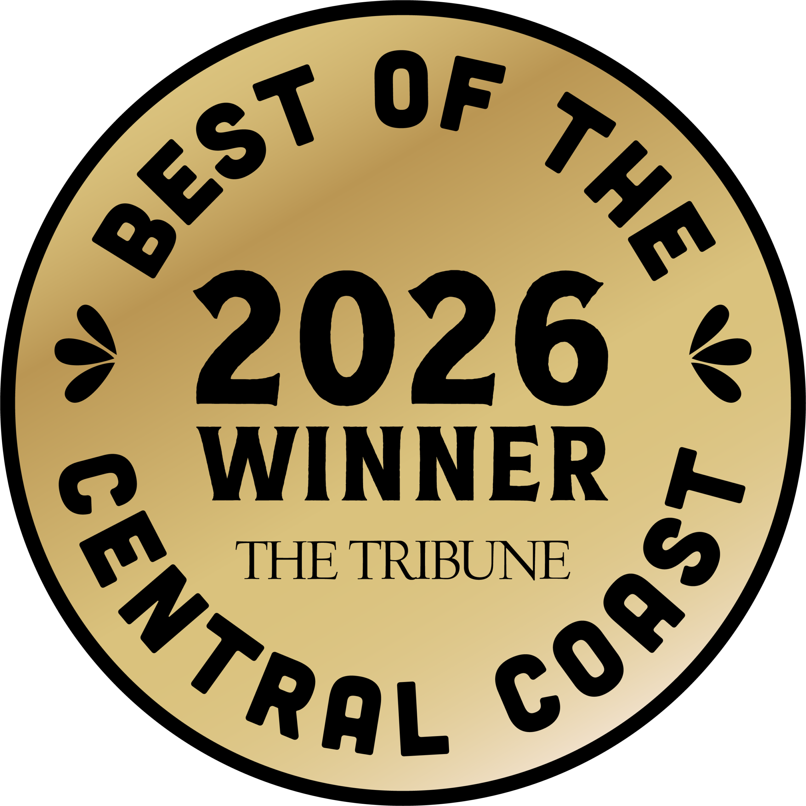 Best of the Central Coast Gold Winner