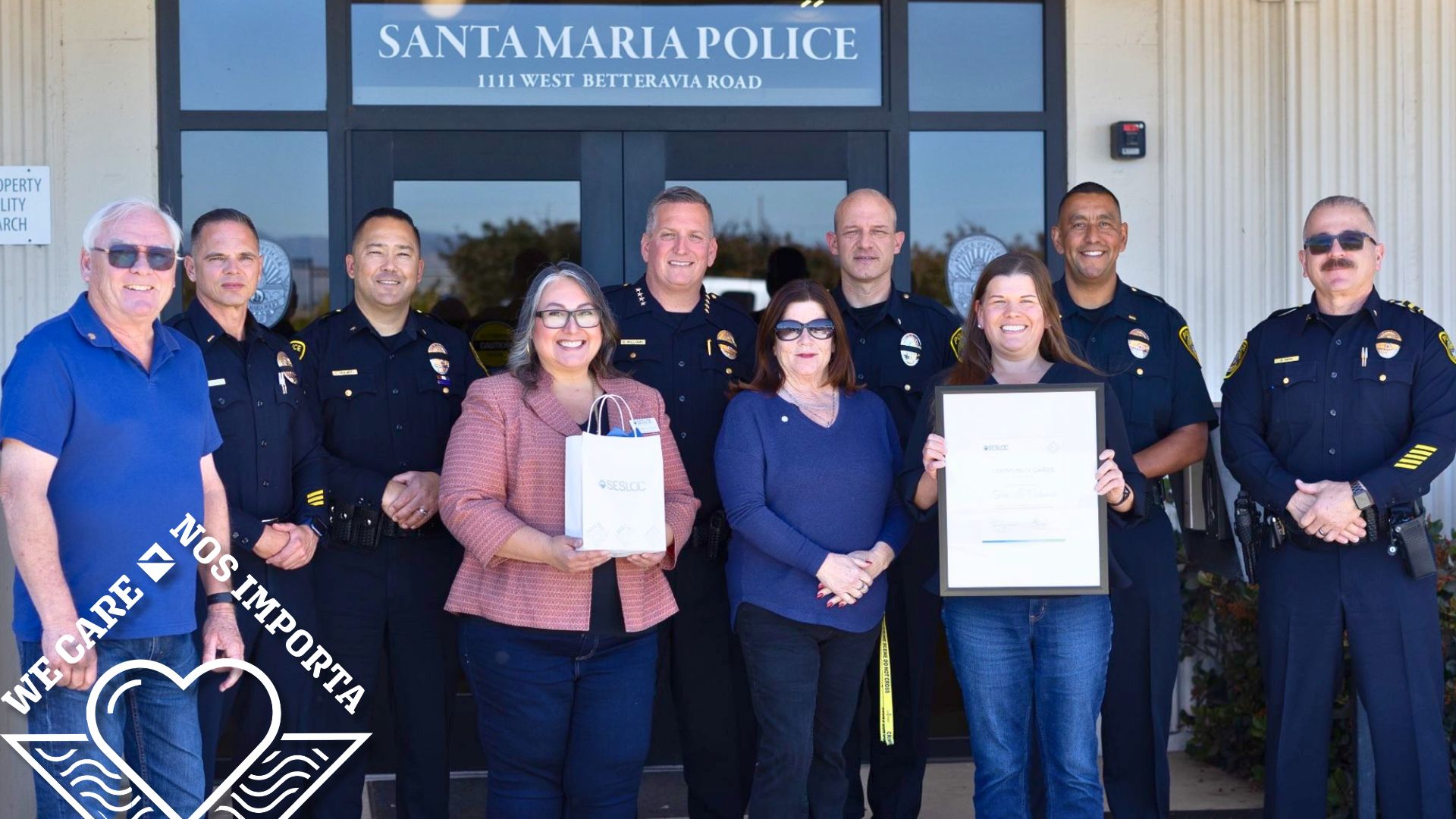 Cares for Community Award Santa Maria Police Council