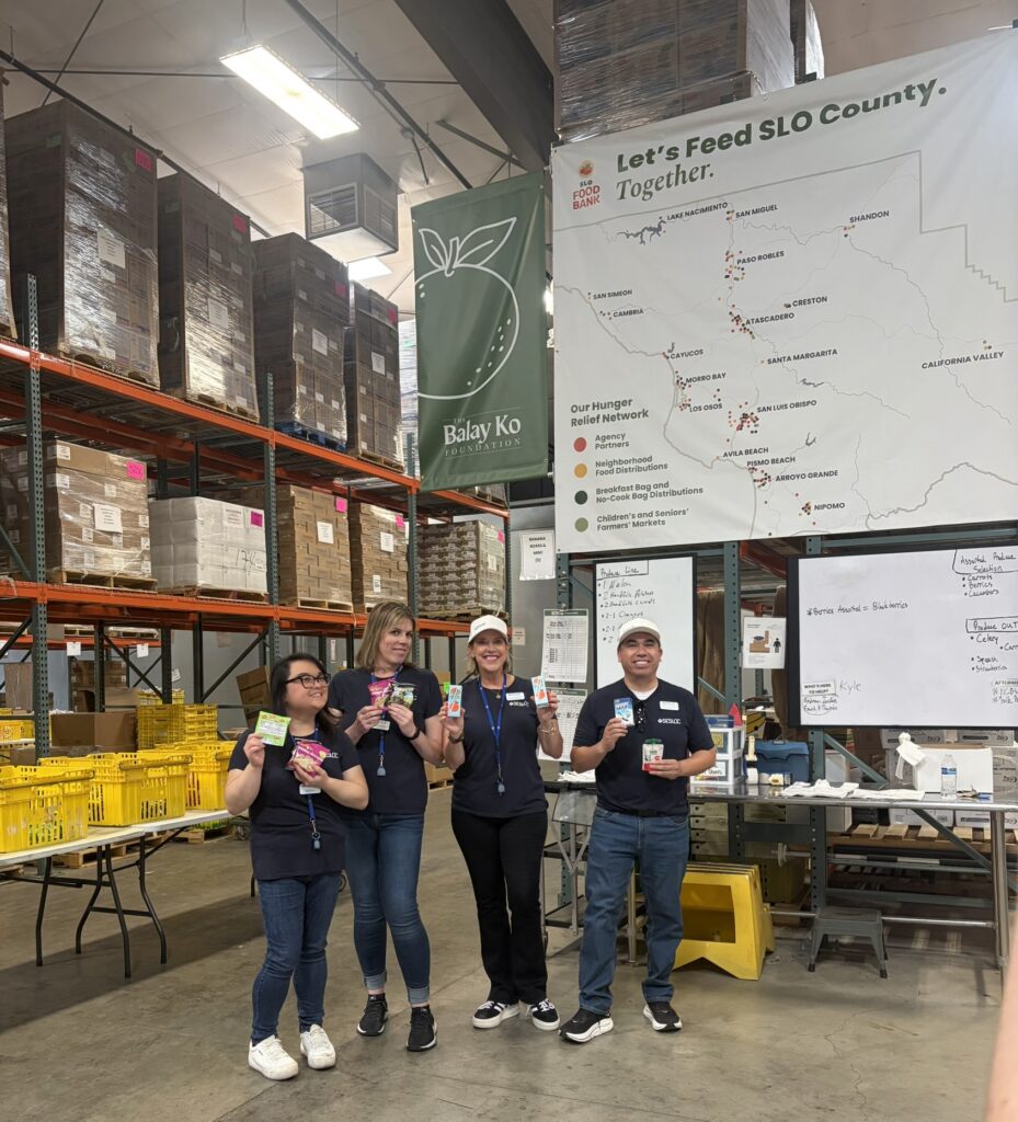 SESLOC at the SLO Food Bank's Breakfast Bag Build Off