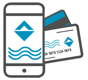 mobile app and debit card